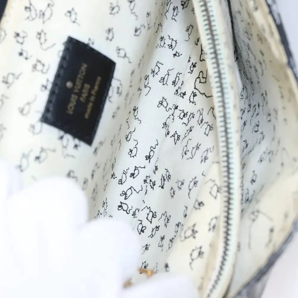 LOUIS VUITTON Catgram Cat Pochette Shoulder Bag Black M52935